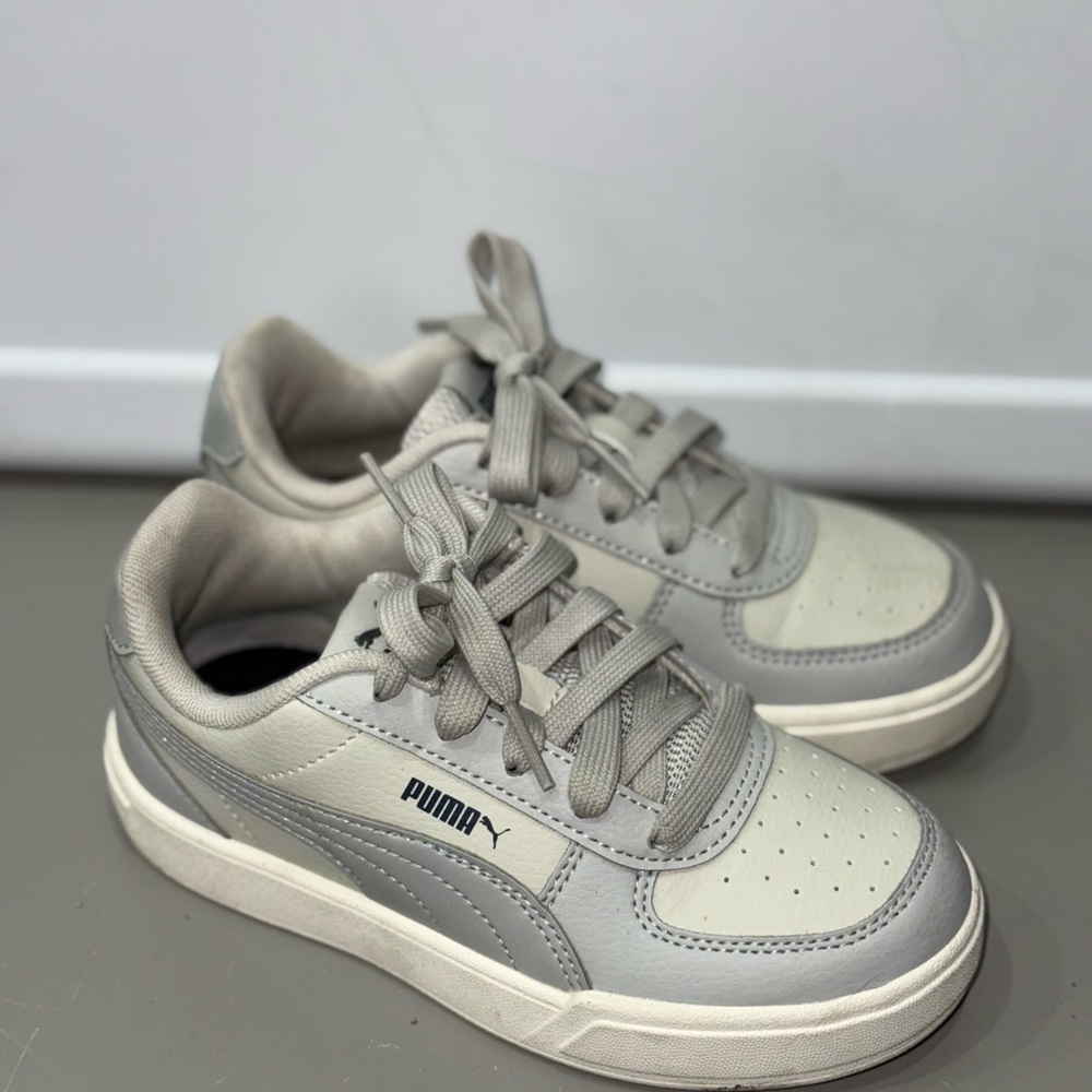 Puma Kids Light Gray Sneakers